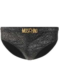 Moschino плавки с логотипом