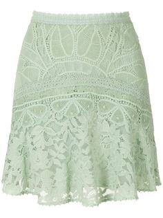Martha Medeiros кружевная короткая юбка Rosália