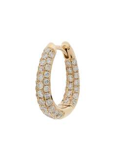 Jacquie Aiche серьга-кольцо Inside Out из желтого золота с бриллиантами