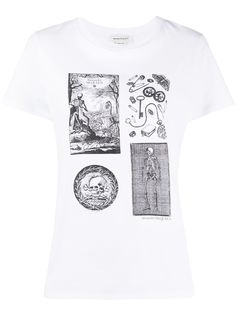 Alexander McQueen футболка с принтом