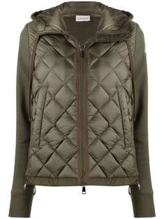 Moncler стеганая куртка со вставками