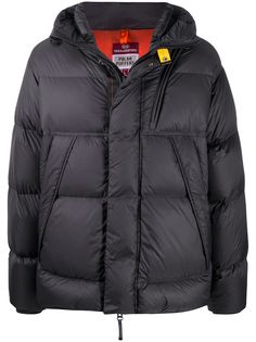 Parajumpers пуховик с капюшоном и нашивкой-логотипом