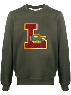 Lacoste толстовка с нашивкой-логотипом