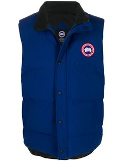 Canada Goose дутый жилет с нашивкой-логотипом