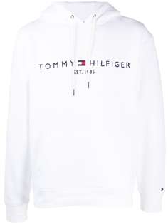 Tommy Hilfiger худи с кулиской и вышитым логотипом