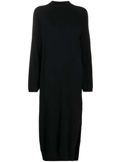 Semicouture трикотажное платье миди с разрезом сбоку