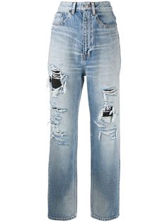 Balenciaga джинсы с прорезями