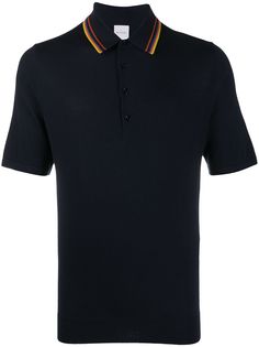 Paul Smith рубашка поло с короткими рукавами и контрастными полосками