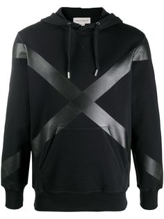 Alexander McQueen appliqué detail hoodie