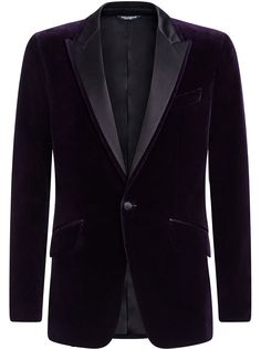 Dolce & Gabbana бархатный пиджак