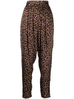 8pm leopard-print trousers