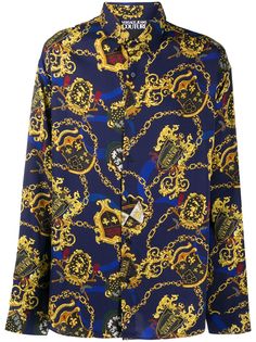 Versace Jeans Couture Coat Of Arms logo print shirt