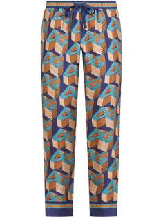 Dolce & Gabbana пижамные брюки с 3D логотипом