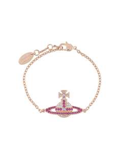 Vivienne Westwood logo charm bracelet