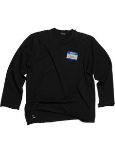 Balenciaga футболка My Name Is Demna с длинными рукавами