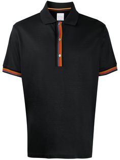 Paul Smith contrast trim polo shirt