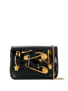 Versace лакированная сумка на плечо