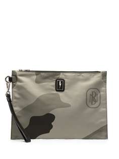 Neil Barrett camouflage-print pouch bag