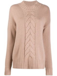 N.Peal cable-knit jumper