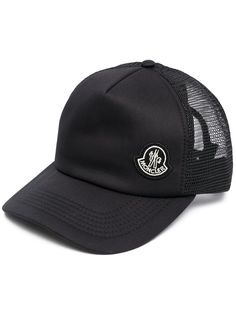 Moncler сетчатая бейсболка с нашивкой-логотипом