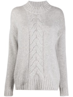 N.Peal cable-knit jumper