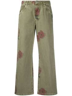 One Teaspoon укороченные брюки с цветочным принтом