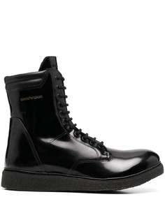 Emporio Armani ботинки в стиле милитари