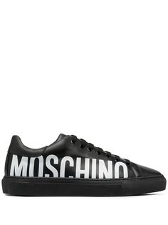 Moschino кеды с логотипом