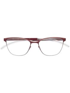 Mykita очки трапециевидной формы