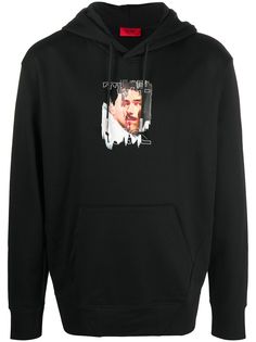 HUGO graphic-print hoodie