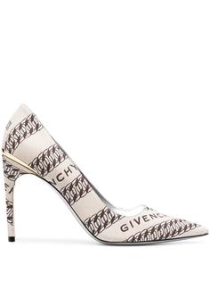 Givenchy туфли с заостренным носком и принтом