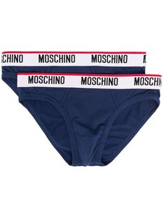 Moschino трусы-брифы с логотипом