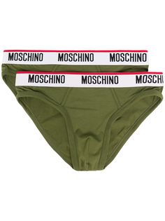 Moschino трусы-брифы с логотипом