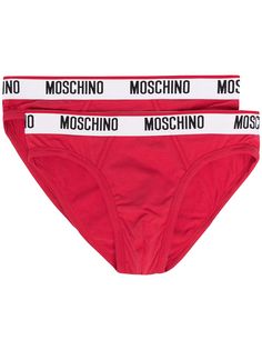 Moschino трусы-брифы с логотипом