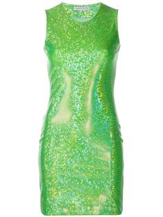 Saks Potts shimmer fitted dress