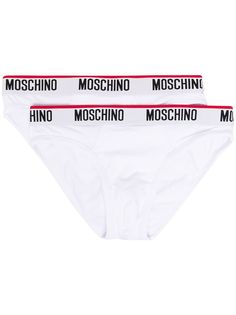Moschino трусы-брифы с логотипом