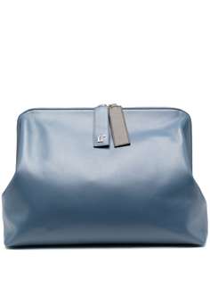 LAutre Chose medium leather clutch bag