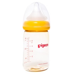 Бутылочка Pigeon Peristaltic Plus для кормления, пластик, с 0 мес, 160 мл, 1 шт