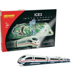 Железная дорога Mehano ICE 3 с ландшафтом (Сапсан) 1 : 87