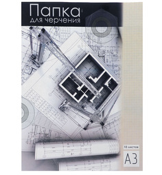 Папка для черчения А3 Action 10 листов Action!