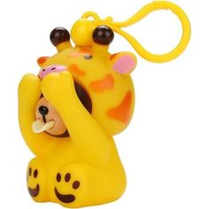 Игрушка интерактивная 1Toy Мишка-дразнюка в костюме жирафа 6 х 10 см