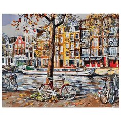 Белоснежка Картина по номерам "Осенний Амстердам" 40х50 см (118-AB)
