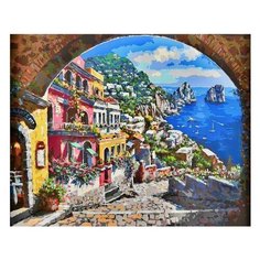 Белоснежка Картина по номерам "Лестница к морю" 40х50 см (102-АВ)