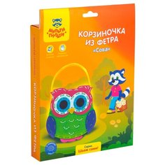 Мульти-Пульти Набор для шитья Корзиночка из фетра Сова (FT_19760)