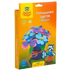 Мульти-Пульти Цветы из фетра Фиалки (FF_19758)