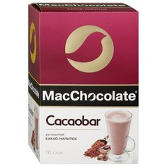 MacChocolate Cacaobar Какао-напиток растворимый, коробка, 10 шт.