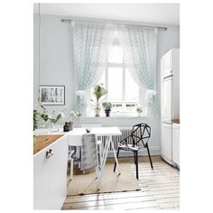 Комплект Kauffort Sorento на кулиске 175 см голубой/молочный