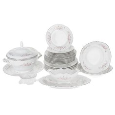 Столовый сервиз Thun1794 Bernadotte, 6 персон роза серая