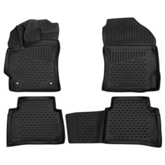 Комплект ковриков ELEMENT 3D02188210k Toyota Corolla 4 шт. черный