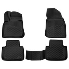 Комплект ковриков ELEMENT 3D5162210k Volkswagen Touareg 4 шт. черный